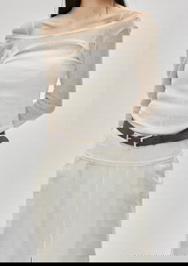 雙扣環皮革腰帶