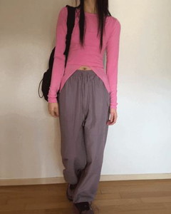 Tencel Layered T-shirt *White Same-day shipping available