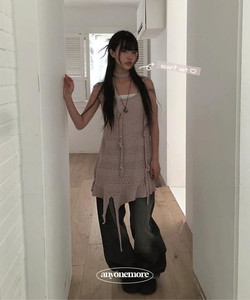 Bohemian Layered Knitwear Dress
