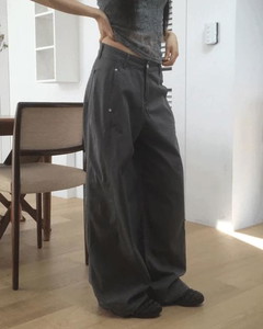 Zve Rivet Split Wide Pants