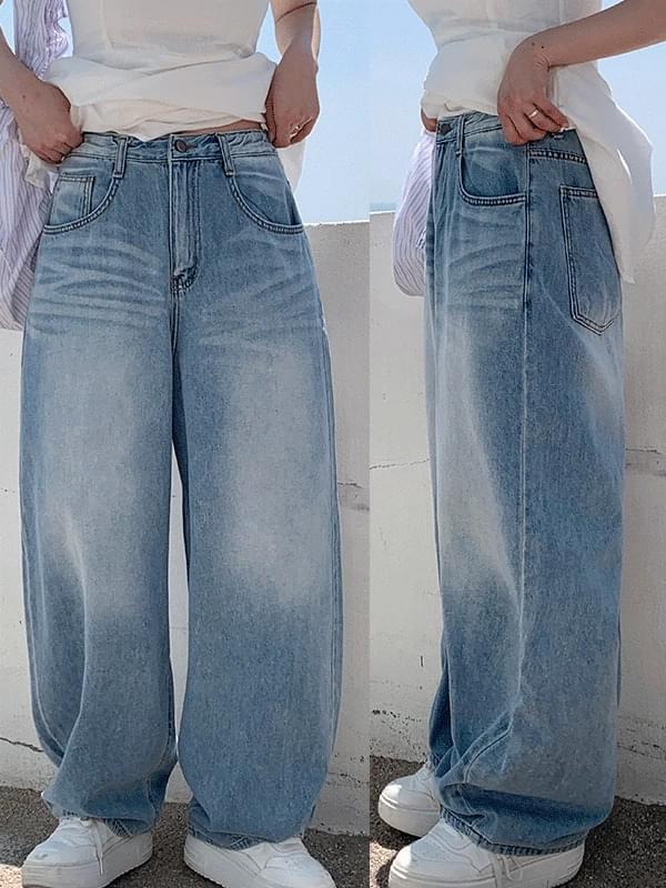 Ovcat Faded Balloon Denim Pants