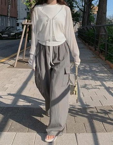 여리살랑3 리본볼레로가디건