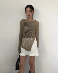 Dot Micro Frill Skirt