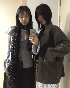 하프 스웨이드 자켓 (3color)