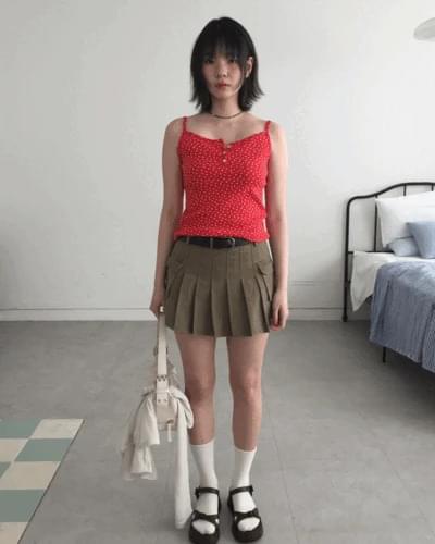 Popcorn Button Camisole