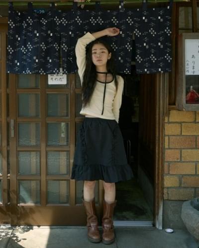 ruffled-skirt