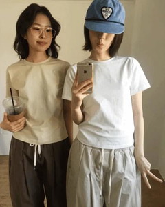 위클리 베이직 숏 슬리브 (10color) *블랙 당일 발송 가능