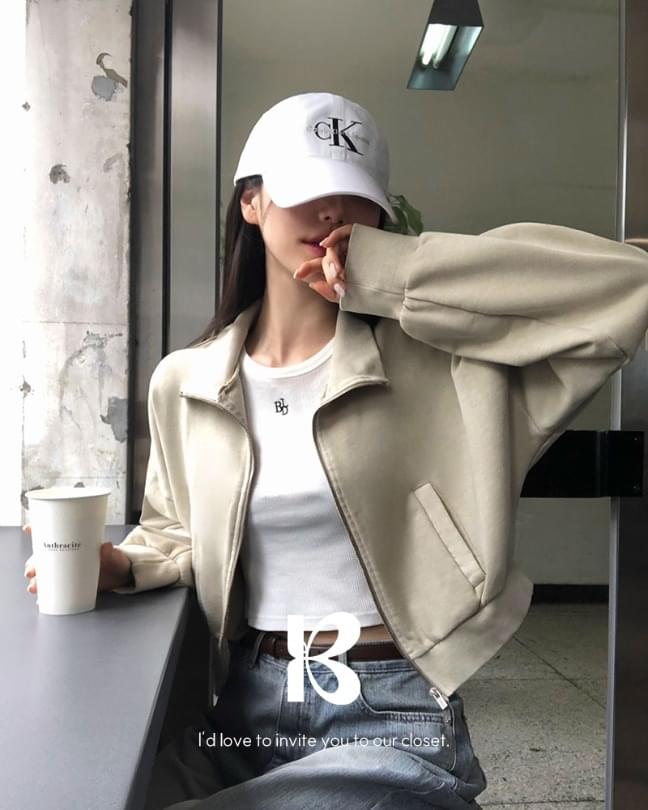 Just Pigment Two-way Half-zip Up
