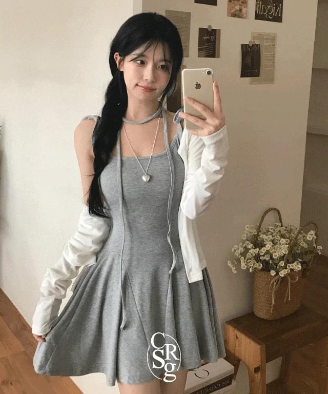 ジェイニーフレアセミ夏ノースリーブワンピース