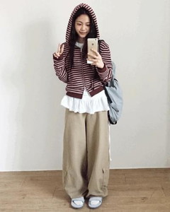 Lauv Wide Cargo Pants *Beige S, M size available for same-day shipping