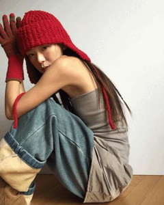Knitwear Earflap Trooper Hat *Ivory, Beige, Charcoal available for same-day shipping