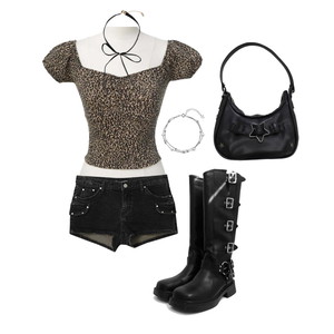 ShortSleeve,ShortPants,boots 코디