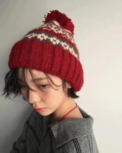 Nordic Knitwear Fur Hat