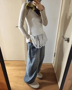 카펜더 와이드 데님 팬츠(2color)