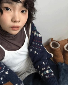 블럭 노르딕 가디건 (2color)