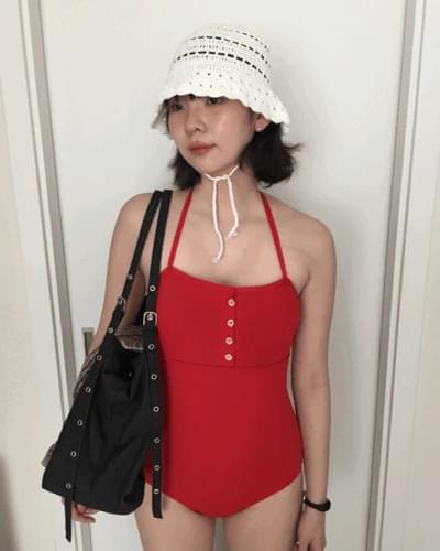 Crochet Knitwear Bucket Hat *Black, Brown Same-day shipping available