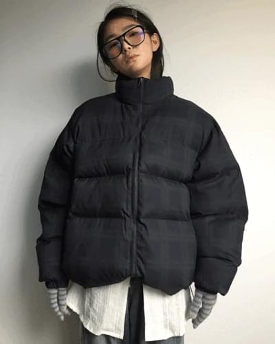 Wellon Check Padded Jacket *Same-day shipping available