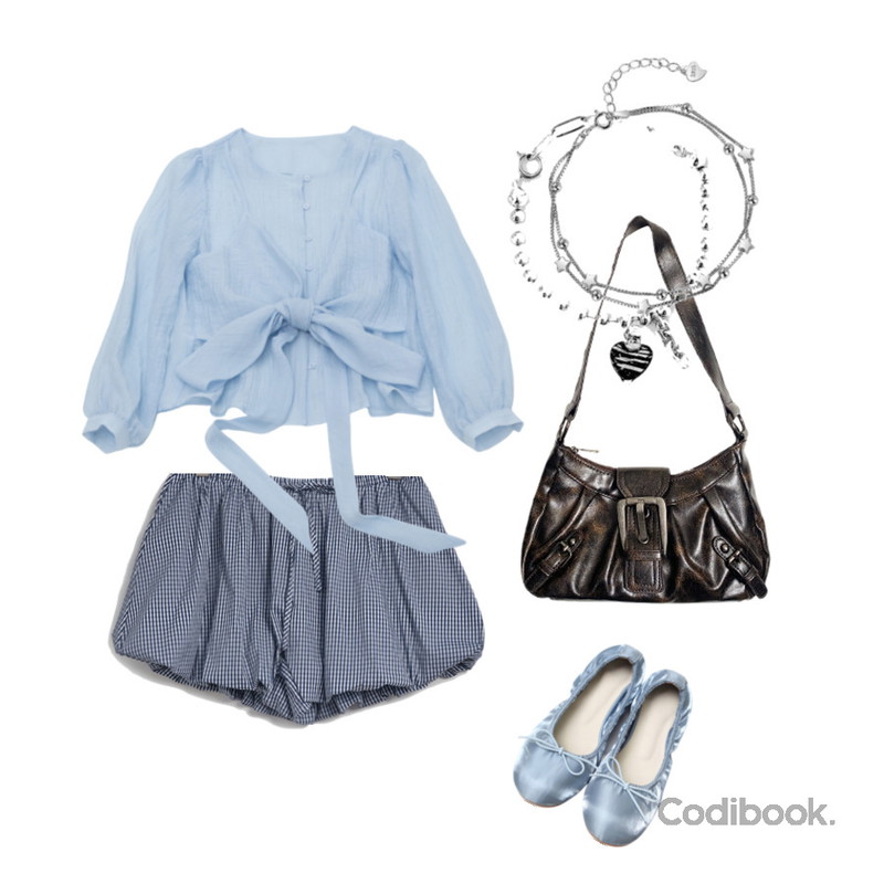 NONCODE 레코 마블 글라스 팔찌,Linenne gradi flat shoes (4color),ondeed 츠다 별 볼 두줄 레이어드 체인 팔찌등을 매치한 코디
