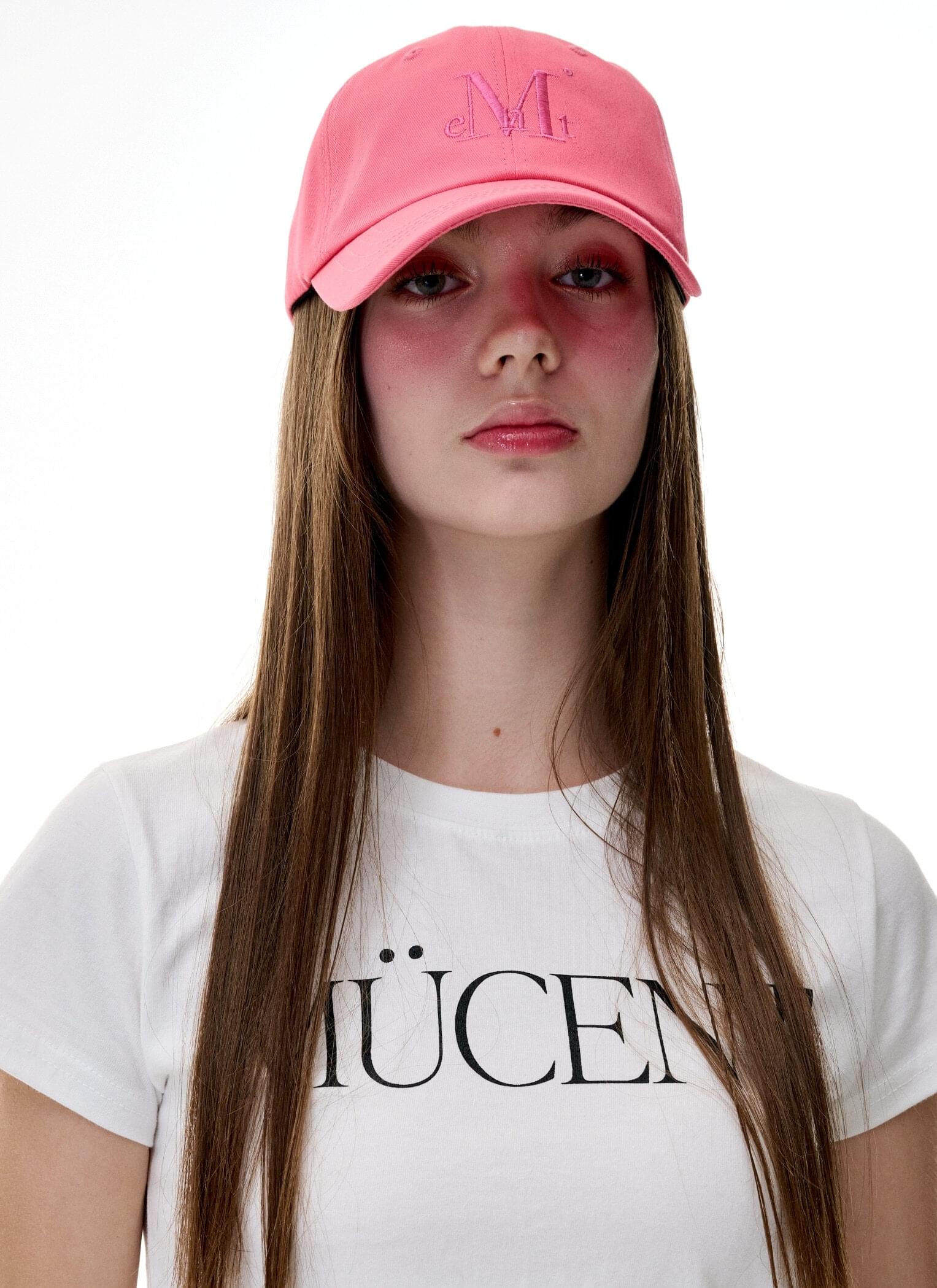 ☆MUCENT☆ Signature Ball Cap Coral Pink MUSINSA | MUCENT Signature ball cap (coral pink)