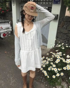 Textured Summer Cardigan *Black Available for same-day shipping