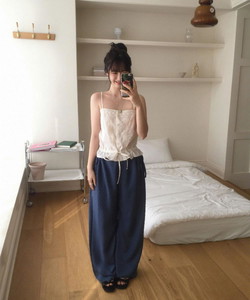 Ronnie Embo String Pants