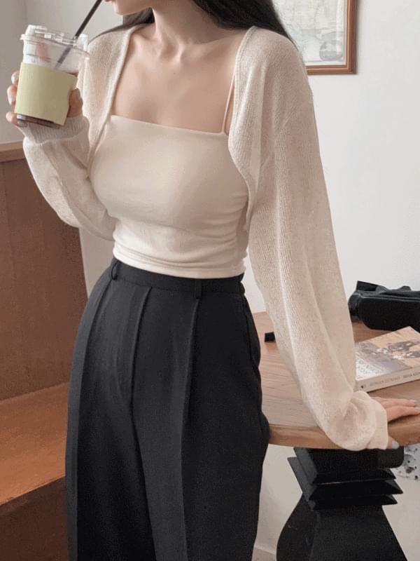 Daily Summer Linen Crop Bolero Summer Cardigan