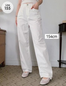 Short girl summer cotton banding one-piece pants