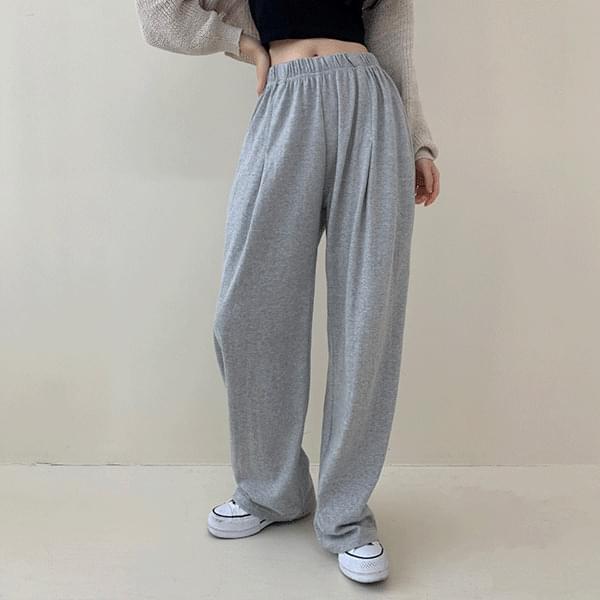 Dilp Pintuck Banding Wide Training Pants