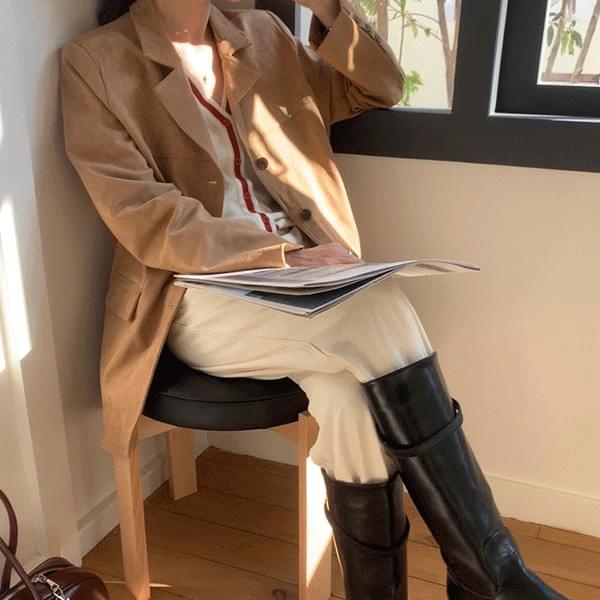 Miru Suede Overfit Jacket