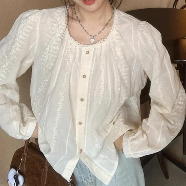 Celtic Gold Button Blouse