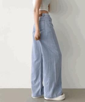 ~2XL Tencel Maxi Wide Fit Cooling Summer Denim Pants