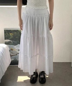 Freed Cotton Cancan Long Skirt