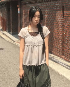 james halter layered short sleeve t-shirt