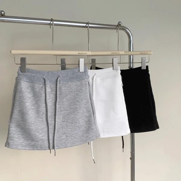 요스 A라인 캐주얼 미니 스커트 - sk31113