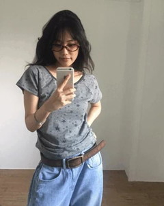 粗曠方形西部風格皮帶