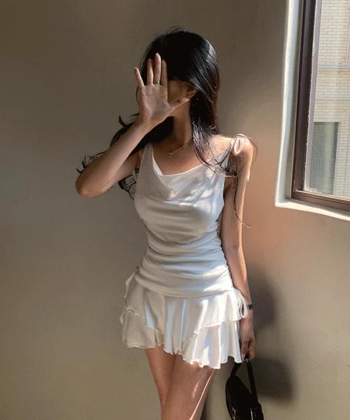 오브디 이중프릴 스커트팬츠