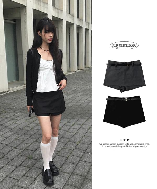 Town Row Mini Skirt Pants Skirt Pants (Delayed delivery)