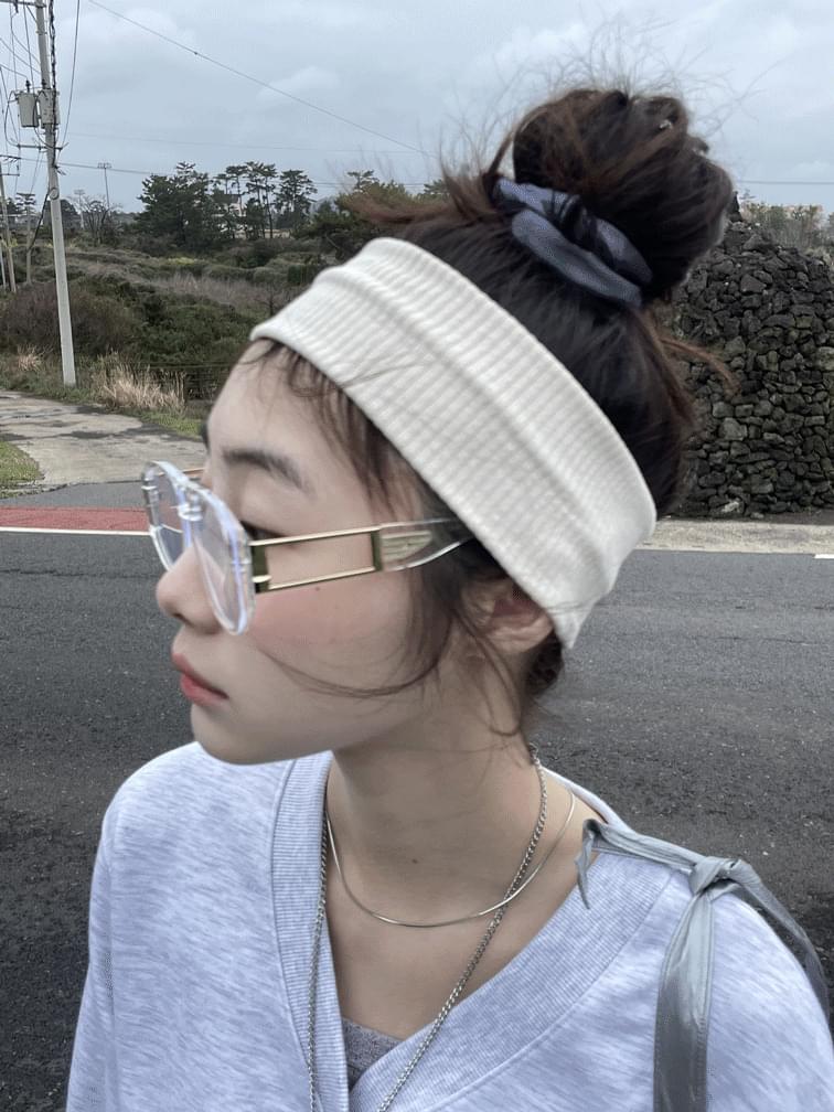 寬版純色髮帶 6色