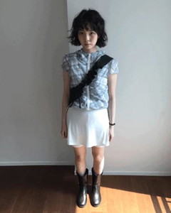 Widow Mini Skirt *Ivory Same Day Shipping Available