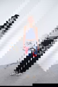 sale) dorosi patch denim pants