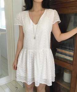 Fossil embroidery Dress
