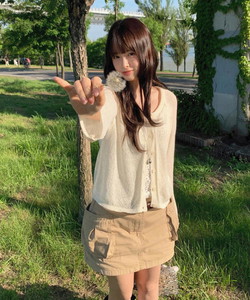 Round cargo skirt