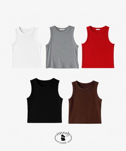 Thumb Ribbed Sleeveless 