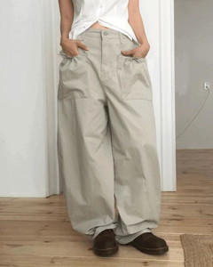 Crumb Faded Pocket Balloon Wide Pants