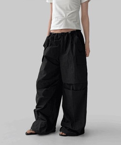 Bayden Parachute Cargo Nylon Wide Pants