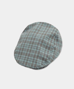 綠色格紋貝雷帽