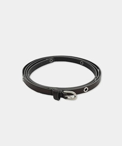 Utah Long Double Leather Slim Belt