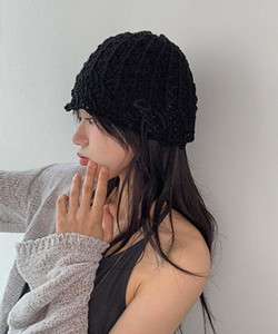 Baurin Mesh Ribbon Summer Beanie