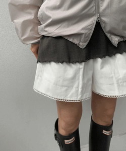 ネモリレースバンディングショートパンツ