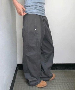 Ores wide cotton pants